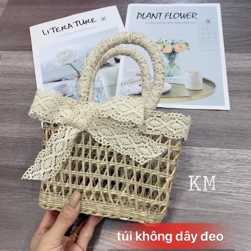 Túi Cói Ren Mini Đẹp Xuất Sắc (Nàng Cói)