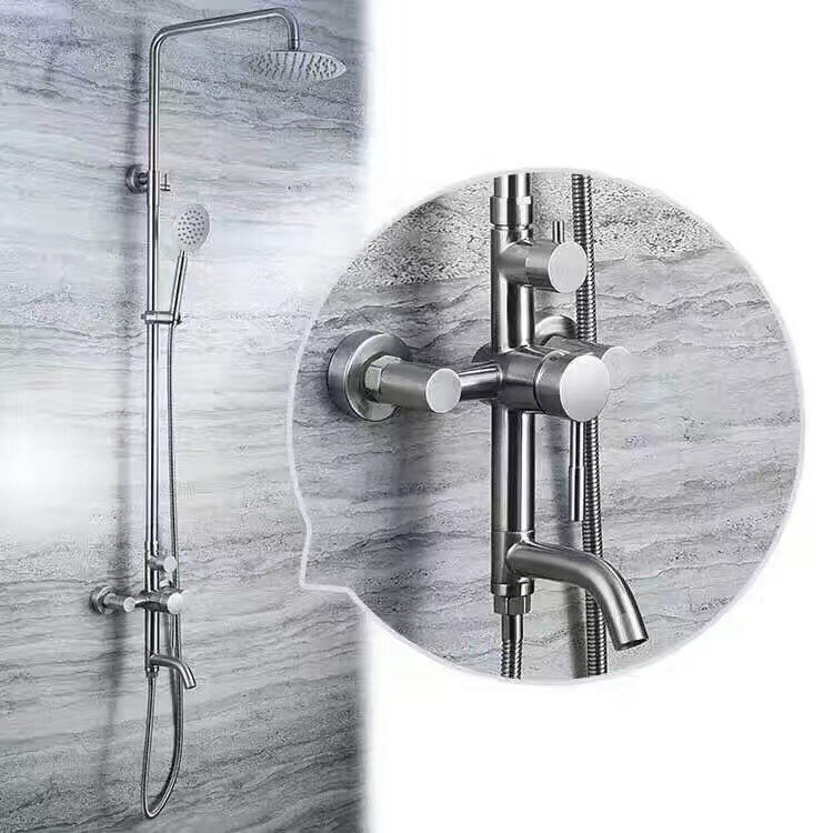 Bộ Sen Cây Tắm Đứng Nóng Lạnh INOX 304