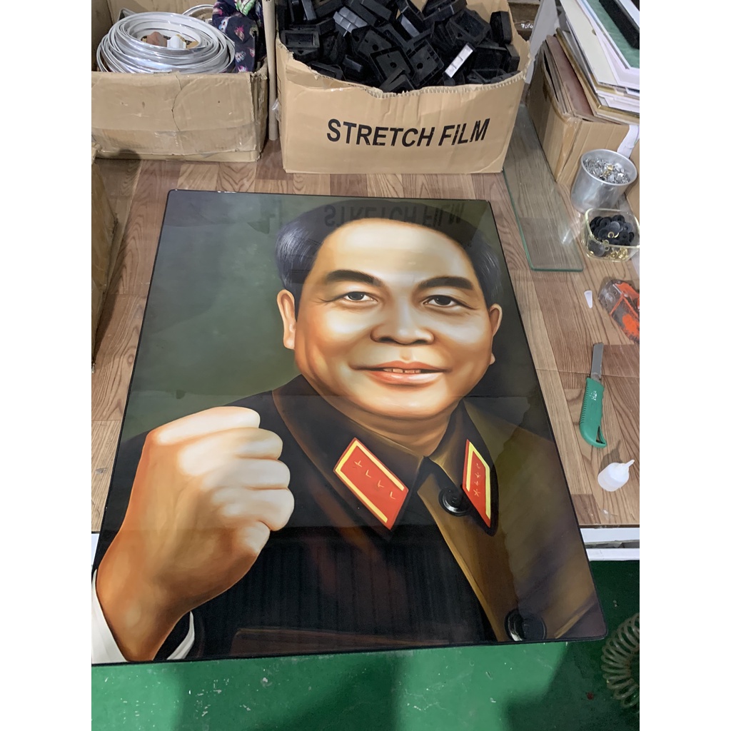 Tranh ĐẠI TƯỚNG VÕ NGUYÊN GIÁP vị tướng lĩnh tài ba của dân tộc TẶNG KÈM ĐINH TREO BH049