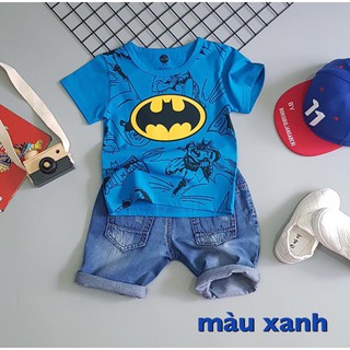 Sét áo thun siêu anh hùng phối quần jean