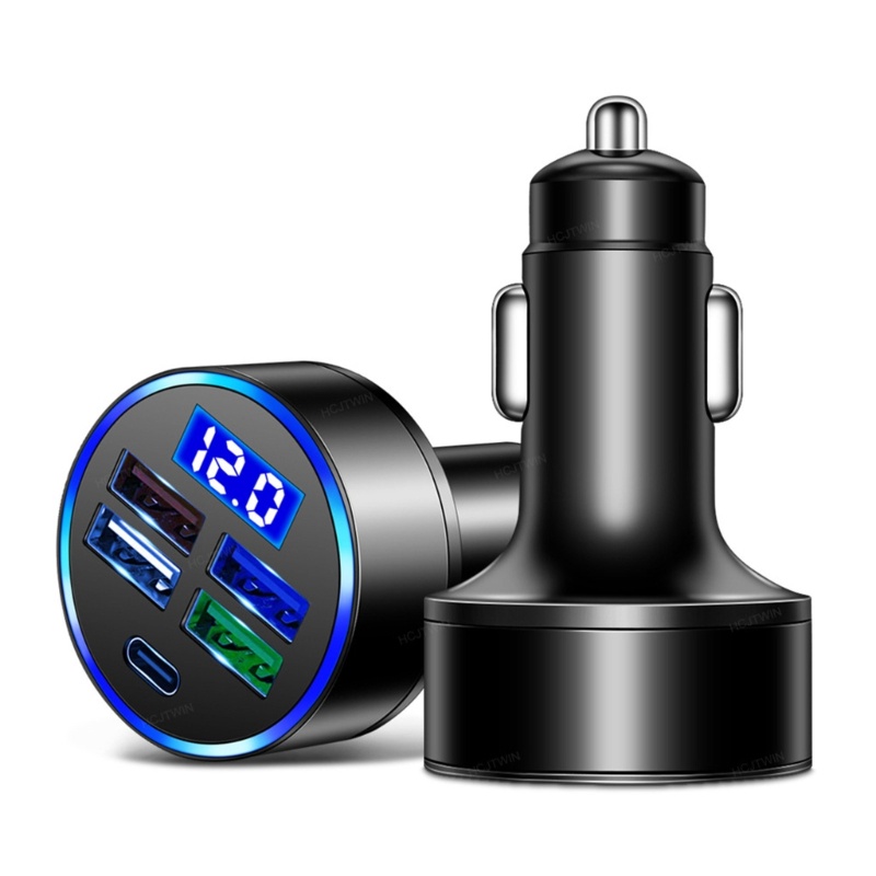 Tẩu Sạc Điện Thoại Nhanh 4 Cổng Usb Cho Xe Hơi