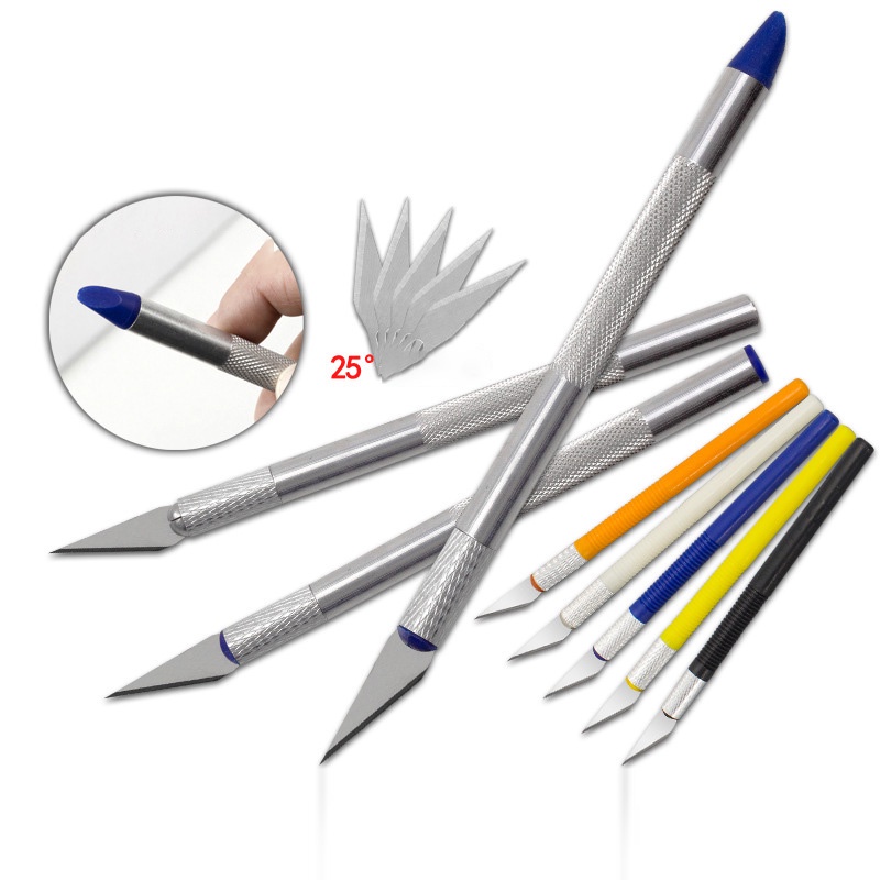 Dao rọc giấy GALANO dao trổ khắc giấy có thể thay lưỡi đa năng SK-001410