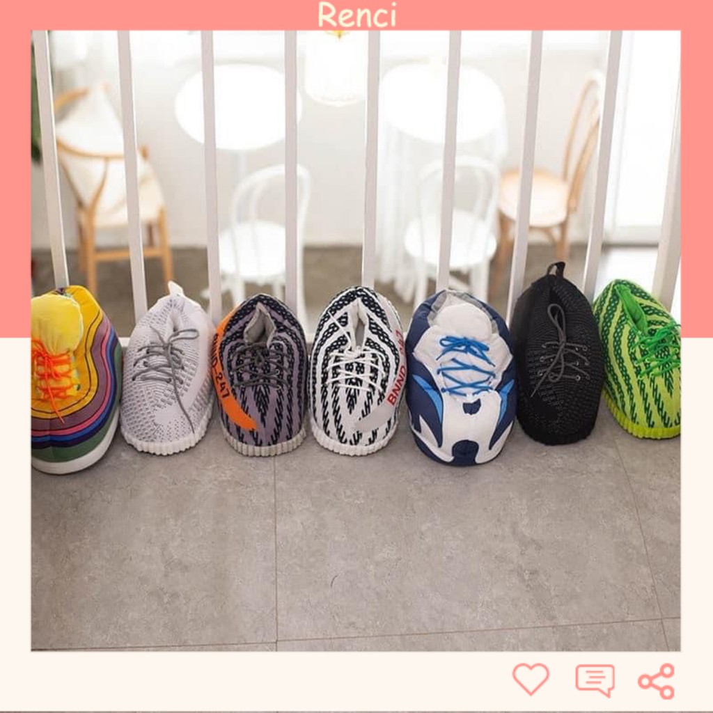 Dép bông đi trong nhà giày thể thao sneaker nhồi bông