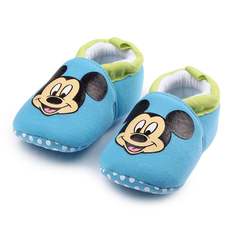 Giày Thể Thao Chống Trượt In Hình Chuột Mickey Cho Bé Trai