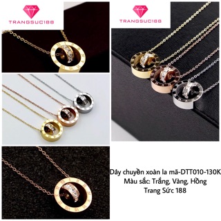 Dây chuyền titan xoàn la mã DTT010