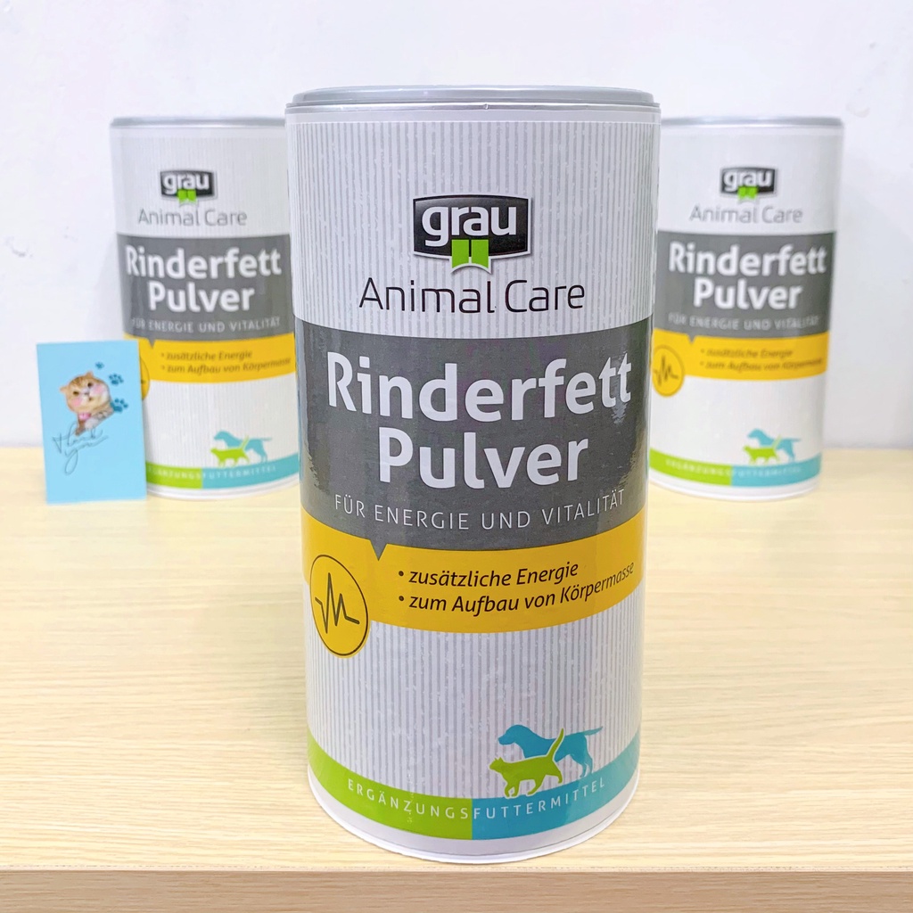 Bột Mỡ Bò GRAU RINDERFETT-PULVER cho mèo - 100g - 400g