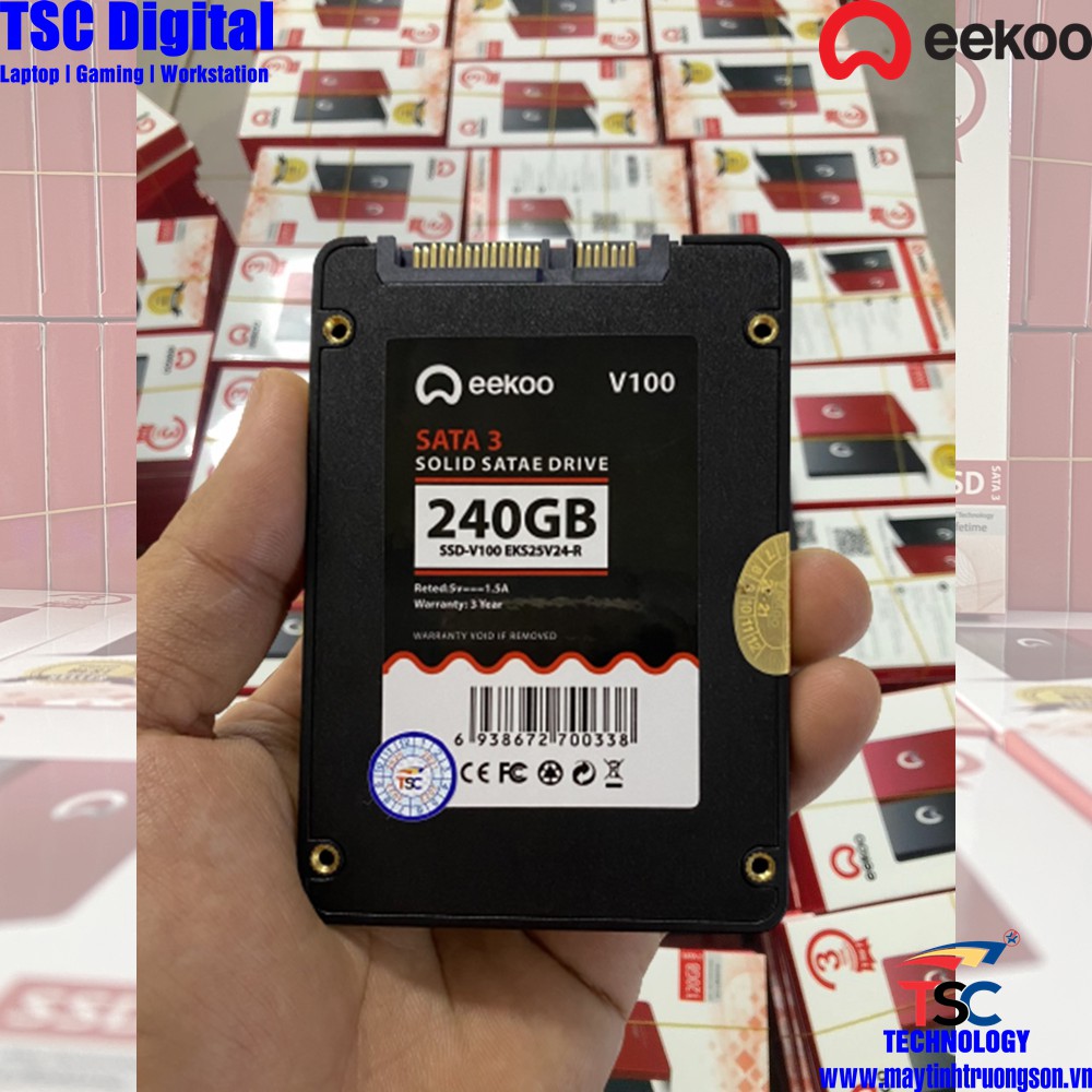 Ổ Cứng SSD EEKOO 240GB 2.5&quot; Sata3 6GB/S | Chính Hãng BH 36 Tháng