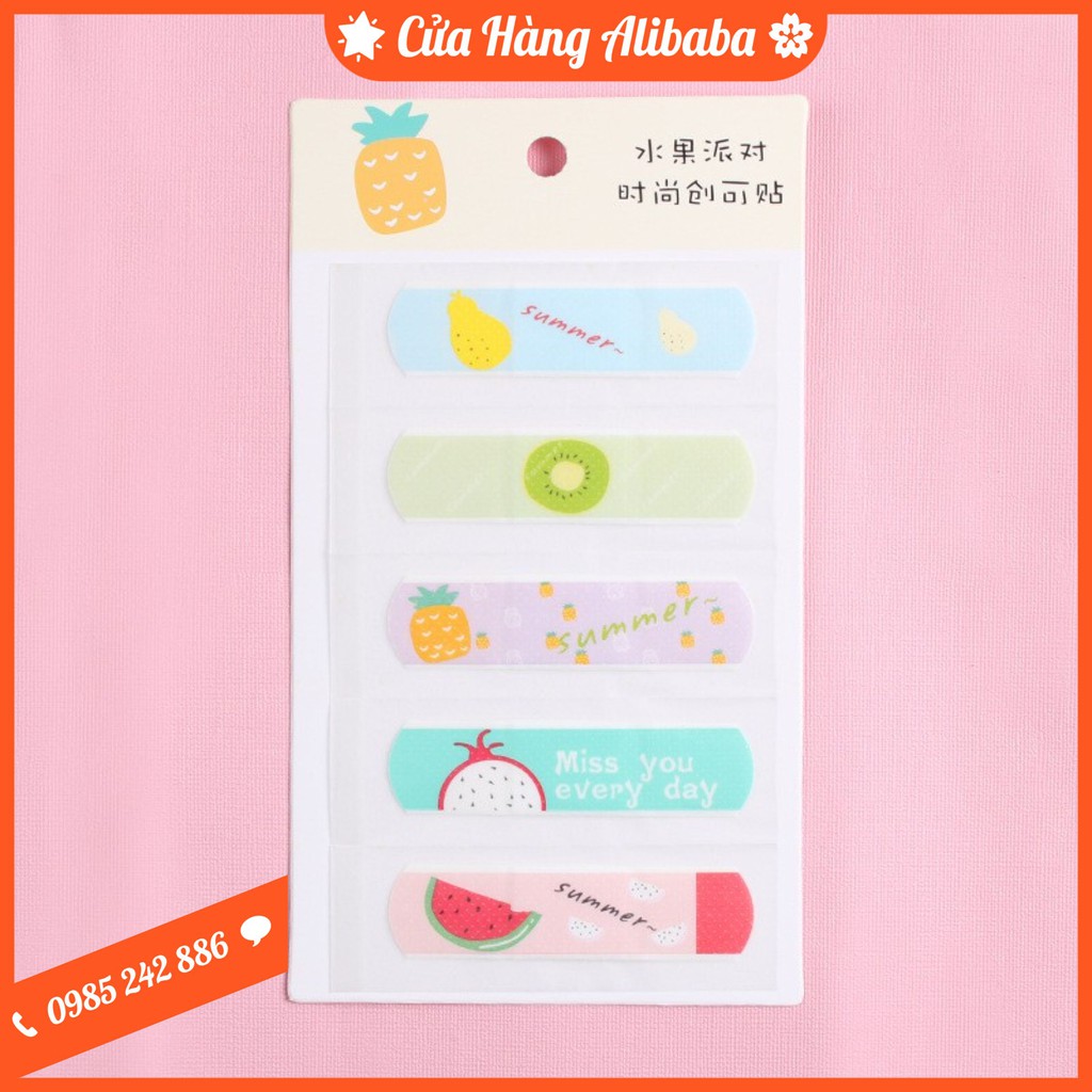 SET 4 Băng Gâu Dán Vết Thương Nhiều Hình Cute