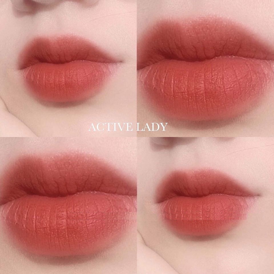Son 3CE CLOUD LIP TINT ACTIVE LADY màu Hồng cam nude