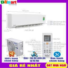 Điều hòa Panasonic 1 chiều Inverter R32 tiêu chuẩn 18000BTU CS/CU-PU18VKH-8