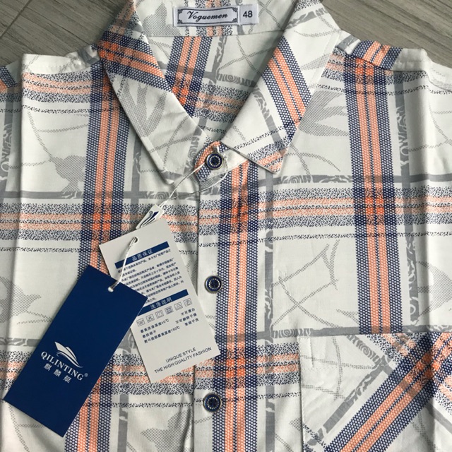 Áo sơ mi nam trung niên cộc tay chất thun lạnh cực mát | BigBuy360 - bigbuy360.vn