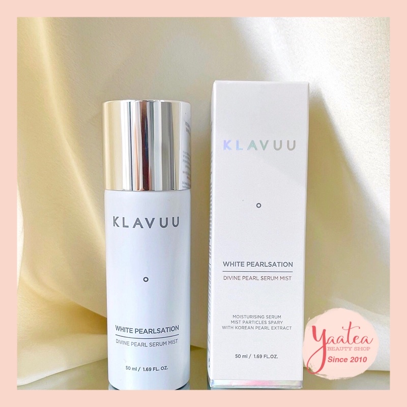 Xịt Khoáng Serum Mist Klavvu White Pearlsation 50ml