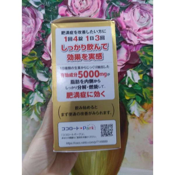 [ BÉO BỤNG ROHTO]  Viên Giảm Cân &amp; Giảm Mỡ Bụng Rohto 5000mg Nhật  Bản 360 Viên 30 Ngày