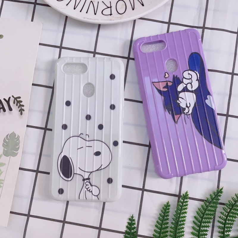Ốp Lưng Oppo F9/A5S Viền Nhựa Dẻo Hình Kute