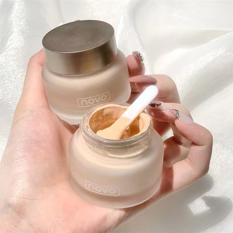 Abpopa NOVO® Kem Nền Dưỡng Ẩm Lâu Trôi Trang Điểm Tự Nhiên