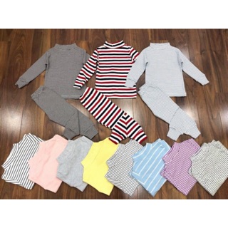 Combo 3 bộ ko chọn màu cotton cổ 3 phân
