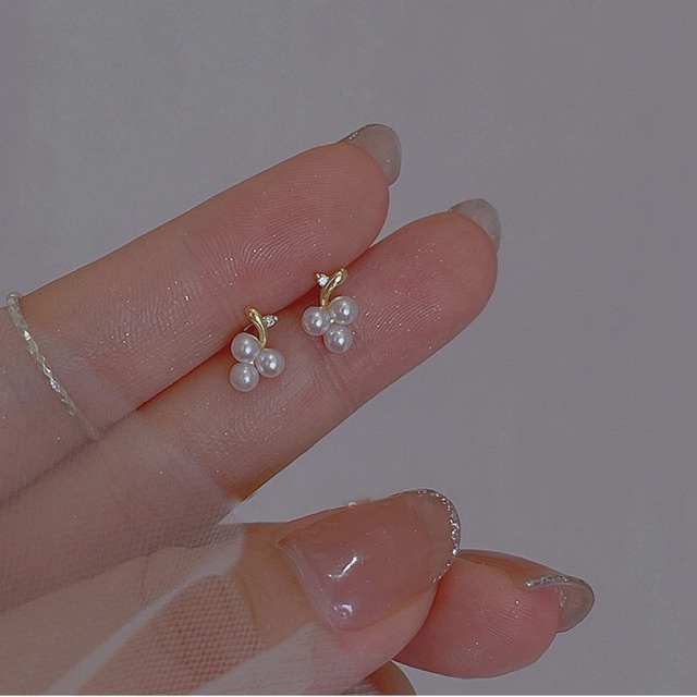 Bông tai nữ nho phong cách Hàn Quốc nữ tính KT62