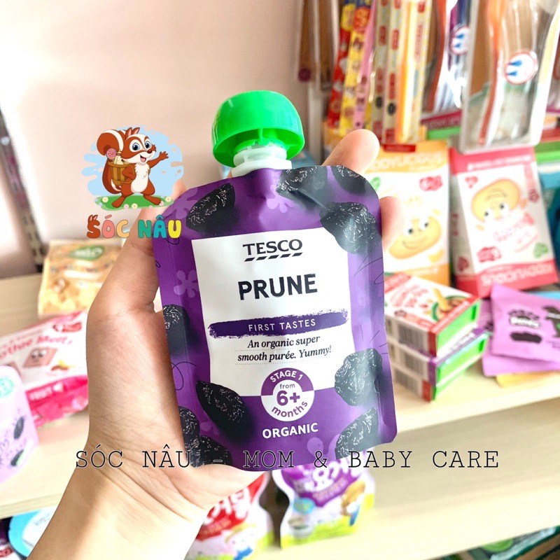 Mận Đen Nghiền Hữu Cơ Cho Bé Từ 6m.
