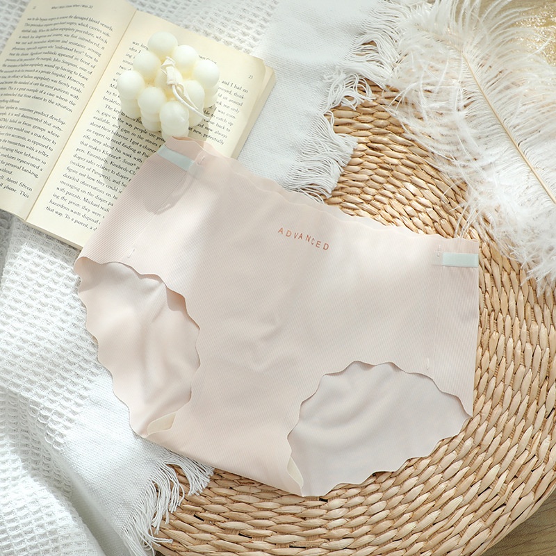 Quần lót nữ, quần su gân tăm viền sóng 6688 - Moon Underwear