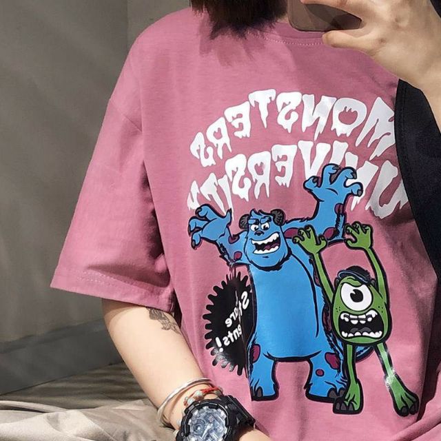 Áo Thun tay lỡ Unisex Monsters