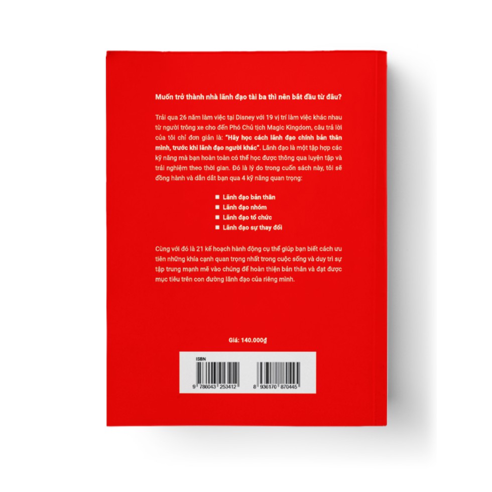Sách - Lãnh Đạo Tập Sự - Hành Trình Không Đơn Độc Cùng Dan Cockerell, Từ Người Trông Xe Đến Phó Chủ Tịch Magic Kingdom