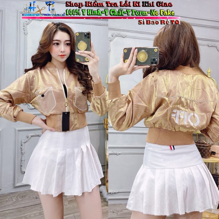 Áo Khoác Nữ  Lửng Croptop Phi Xà Cừ Cao Cấp mẫu mới Hottrend 2020 - Hàng Có Sẵn - Ảnh Thật Kèm Video | BigBuy360 - bigbuy360.vn