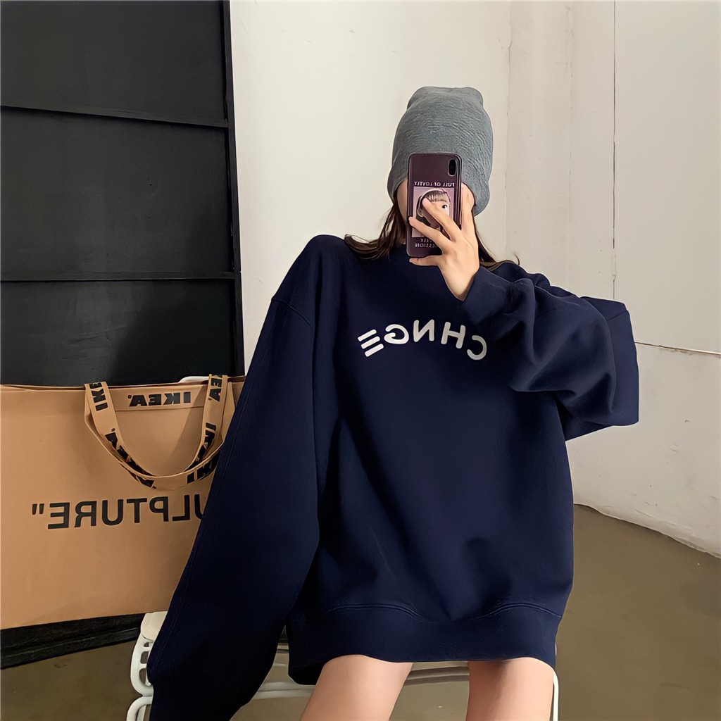 Áo sweater nam nữ CNHOE áo nỉ hoodie form rộng Hàn Quốc_VIETSTAR