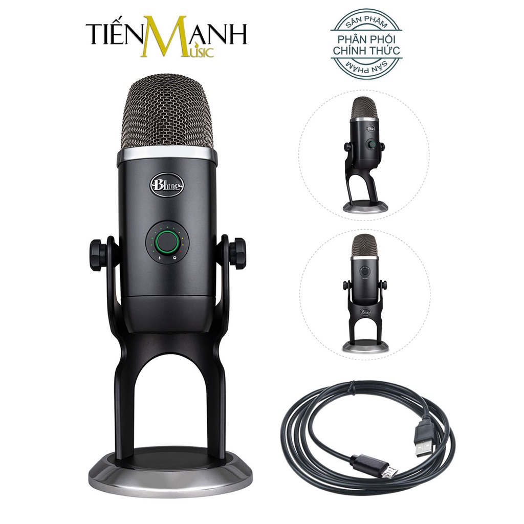 [Chính Hãng] Micro Blue Yeti X USB Condenser - Mic Thu Âm Podcast, Livestream, Radio, ASMR Microphone Phòng Thu Studio