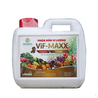 ViF MAXX 1 lít - Phân bón lá vi lượng tốt cho mọi giai đoạn sinh trưởng