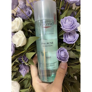 Toner Eucerin Pro Acne Solution Toner cho Da Mụn - Nước Hoa Hồng Eucerin Proacne Cân Bằng Da Dầu Mụn 200ml