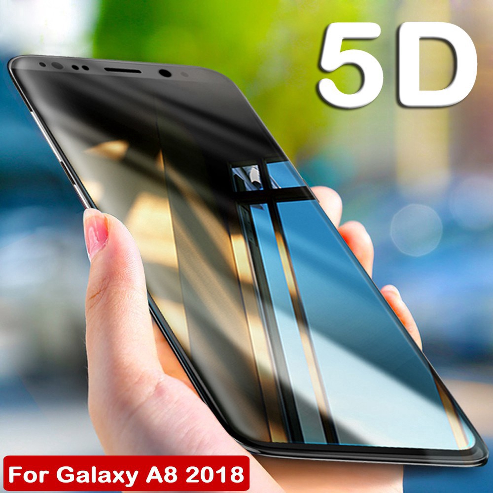 Kính Cường Lực 5d Bảo Vệ Toàn Màn Hình Cho Samsung Galaxy A5 A8 Plus