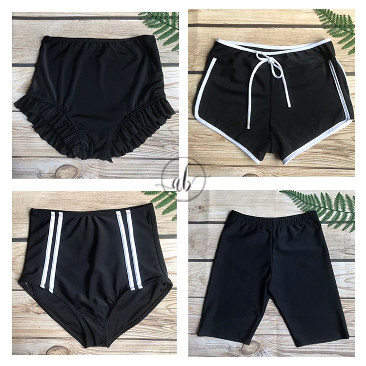 Quần bơi nữ đẹp,cạp cao,dây rút (Mẫu 1-8)( Freesize 40 - 60kg) - Hàng nhập khẩu