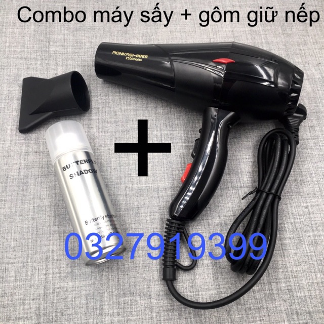 ✅Free Ship✅ Máy sấy tóc 2 chiều nóng lạnh cao cấp AONIKASI 8868 - Công suất lớn 2300W kèm t