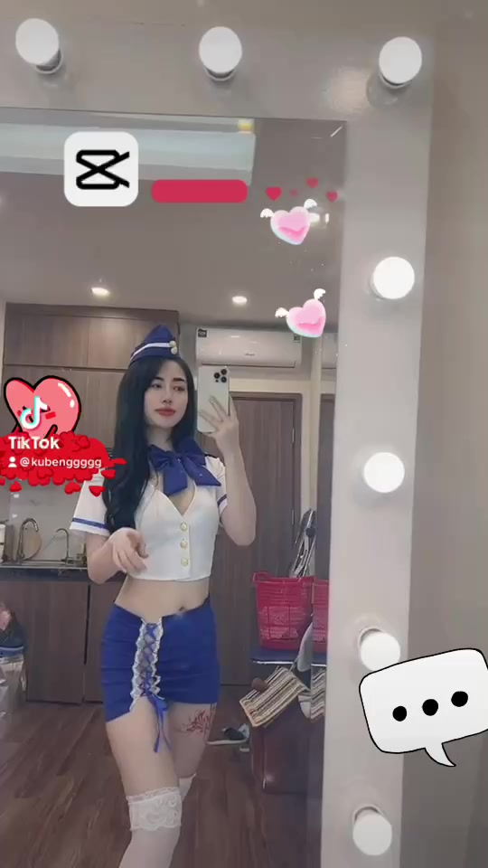 Cosplay Tiếp Viên Hàng Không Set Đồ Lót Cơ Trưởng Chuyến Bay Váy Đan Dây Kèm Nơ Và Mũ Sexy Quyến Rũ - CPL50- Chubby.Sexy | BigBuy360 - bigbuy360.vn