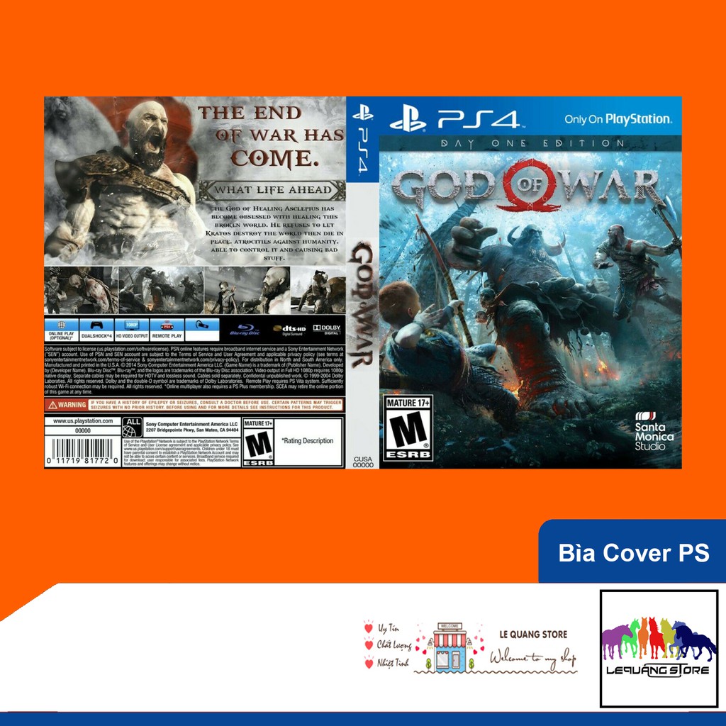 Bìa cover theo yêu cầu - Vỏ đựng đĩa PS4 PS5