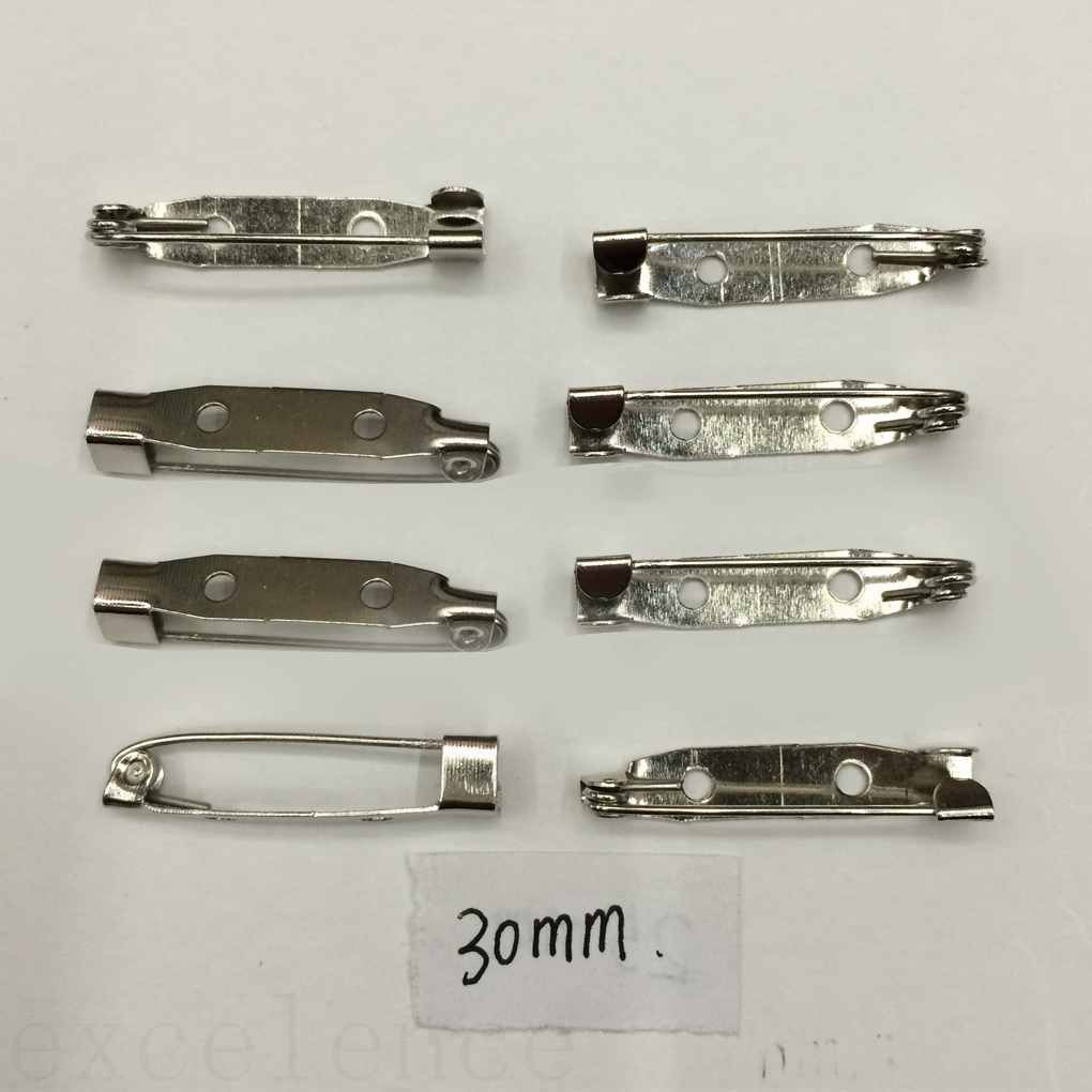 Set 12 ghim cài áo loại 2 lỗ dùng để làm trang sức 30mm