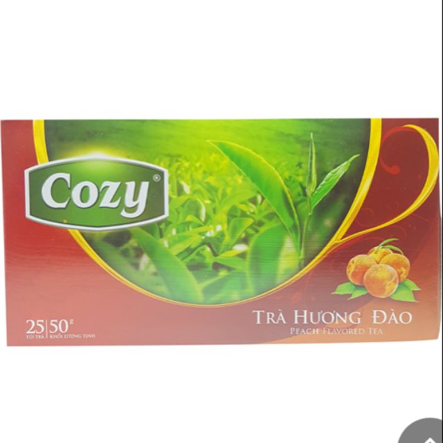 Trà túi lọc Cozy hương đào (2g x 25 túi) | BigBuy360 - bigbuy360.vn