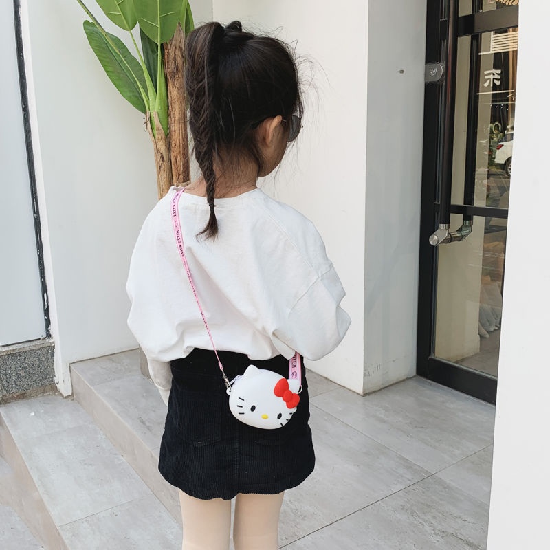 Hàng Mới Về Mới Túi Đeo Chéo Mini Bằng Silicon Họa Tiết Hoạt Hình Phong Cách Phương Tây Dễ Thương Cho