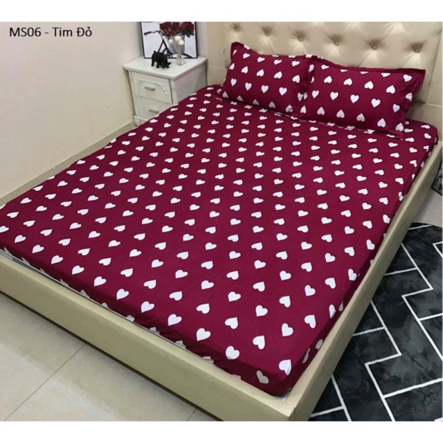 Xả Kho Bộ ga gối poly cotton (chát chọn mẫu)