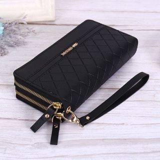 Ví 2 khoá cầm tay fashion classic nhiều ngăn mẫu đẹp giá rẻ