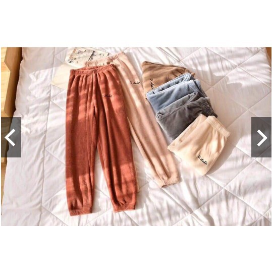 [SIÊU HOT] Quần Lông Nhung Baggy D-Studio Siêu Ấm Và Thời Trang | BigBuy360 - bigbuy360.vn