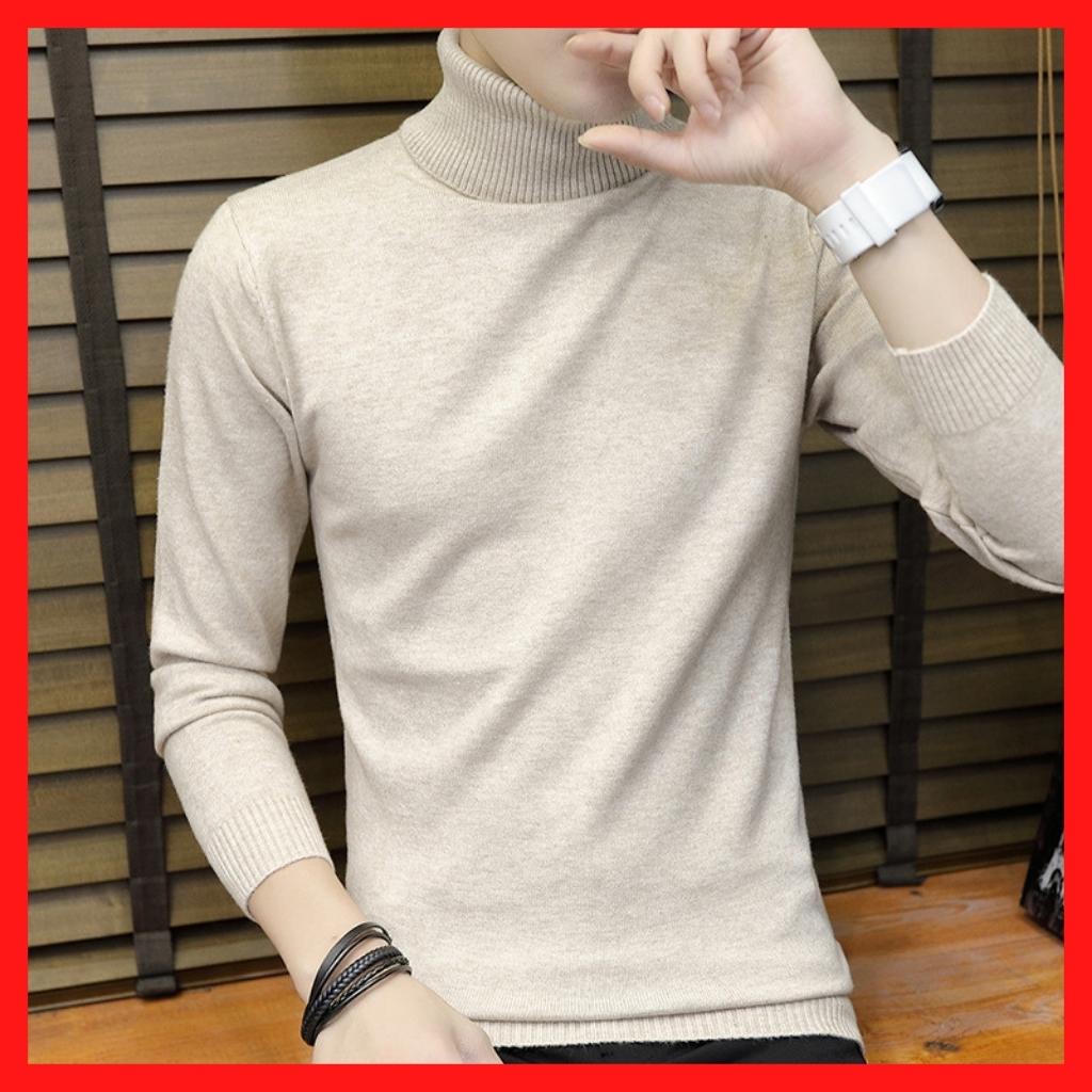 Áo len nam cao cổ AMEN FASHION chất dày dặn, áo len cổ lọ phong cách hàn quốc mới nhất AF025