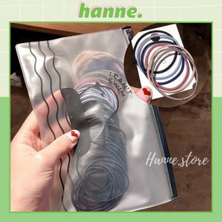 Combo 4 Dây buộc tóc basic đáng yêu nhiều màu