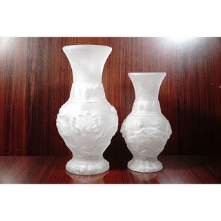 Bình hoa thờ cúng bàn thờ gốm sứ trắng cao cấp