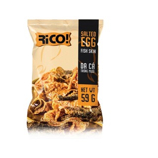 Snack da cá trứng muối RICO 59gram