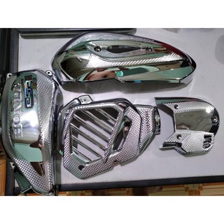 BỘ 4 món Sh mode 2014-2019 (Che pô, Bô e, quạt, Lốc máy nhỏ)