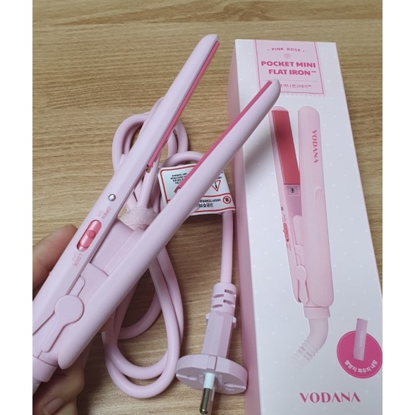Máy kẹp duỗi tóc Vodana bỏ túi mini 360 Hàn Quốc