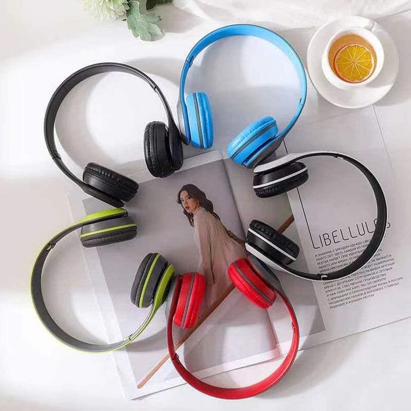 Tai Nghe Không Dây Kết Nối Bluetooth P47 Có Khe Cắm Thẻ Nhớ