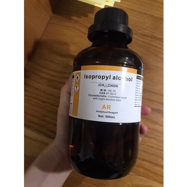 Chất Isopropyl alcohol IPA 2-propanol 99.7% C3H8O chai 500ml Xilong CAS 67-63-0