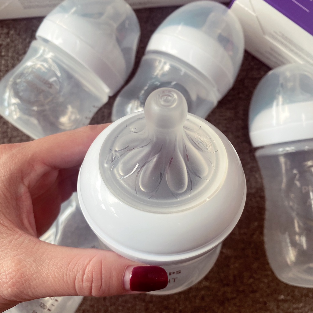 Bình Sữa Philips Avent Natural Tách Sét 125ml/260ml/330ml Mẫu Mới | Minizon Kids